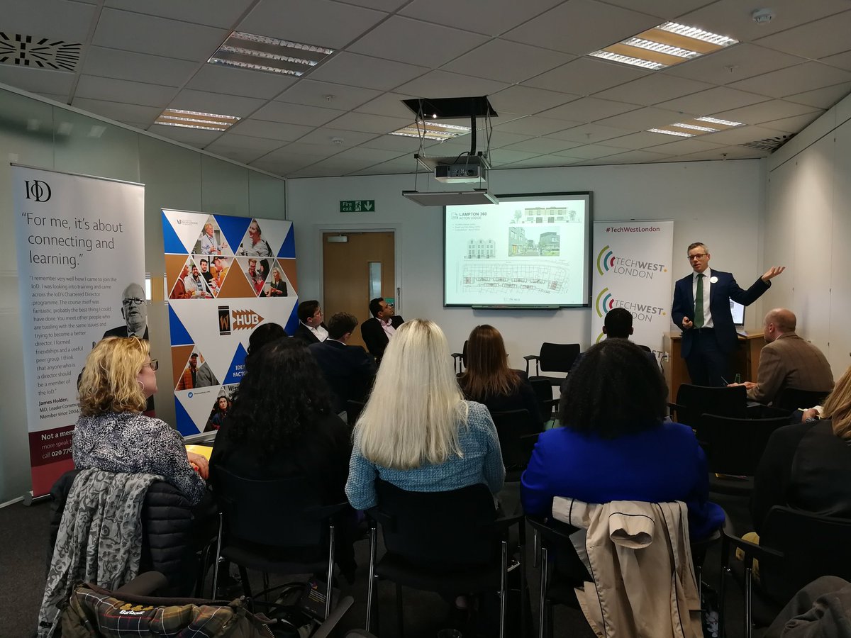 WestLBusiness's tweet photo. Great to hear from Robin @EcoWorldLondon about their work in the West London #community . Thank you for your support! #LTW #TechWestLondon https://t.co/XNgmLpA2pu