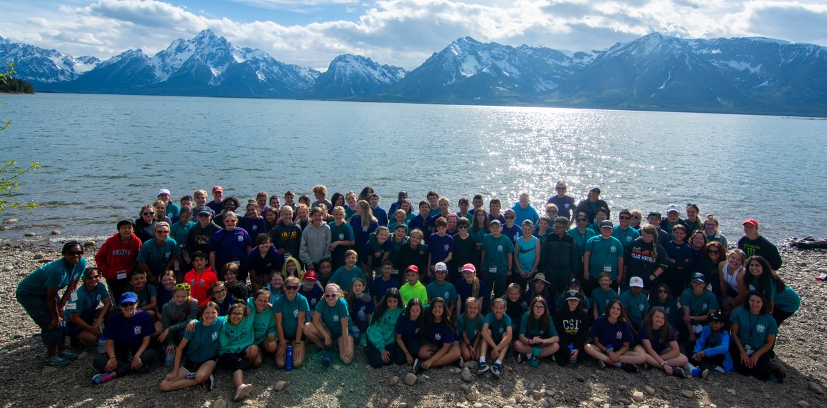 Szydlowskim's tweet image. CPS Teton Trip 3 at Colter Bay #TetonsCPS