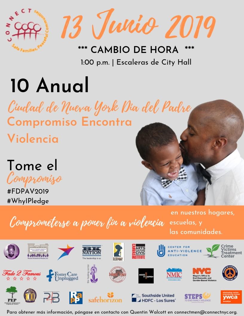 CONNECT_NYC's tweet photo. ‼️TIME CHANGE‼️We will now be gathering on the City Hall Steps at 12:45PM and the Pledge begins at 1PM. Rain or shine! Hope to see you all there! #FDPAV2019 https://t.co/zc5TEVZISu