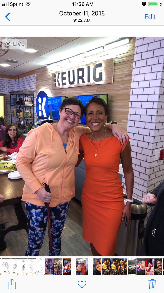 ReneeCancerLand's tweet photo. @healincomfort @RobinRoberts Robin... I hope you see this! I met you last year . I would LOVE to talk to you again! https://t.co/sNa1ykH9ov
