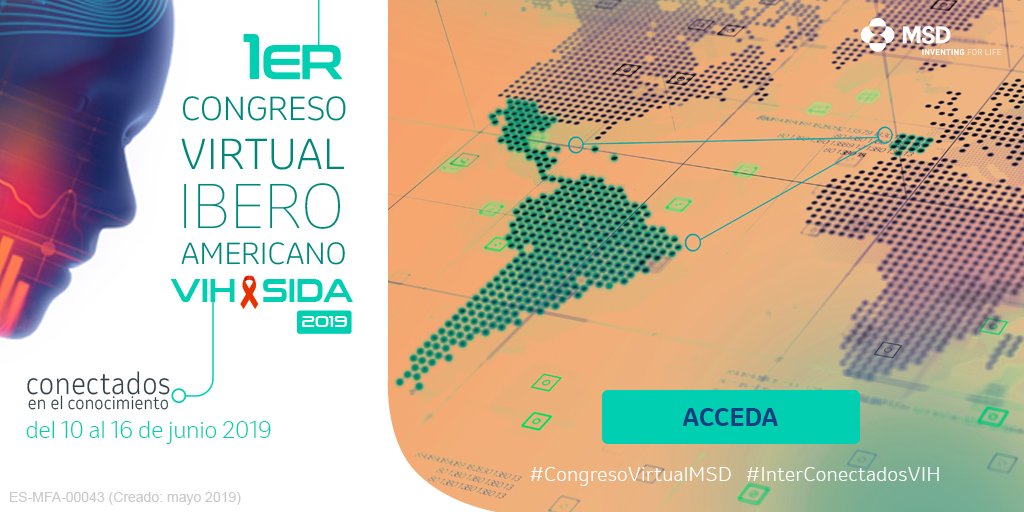 msd_es's tweet image. Más cerca de la VIHctoria en el #CongresoVirtualMSD. Juntos #InterConectadosVIH con lo último sobre la erradicación en el VIH ¿Cuáles son los nuevos avances y retos?  Acceda en bddy.me/31vMr02 
#DirectoMSD
