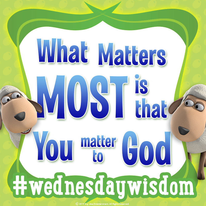 VeggieTales's tweet photo. Suppose one of you has 100 sheep and loses one of them. Won't He leave the 99 and go and look for the one lost sheep until He finds it? -Luke 15:4 

#WednesdayWisdom #VOTD #BibleVerse #QOTD #SheepParable #LostSheep #GodsLove #GodLovesYou #Life #LifeLessons #VeggieTales https://t.co/mcQzbmGPt8
