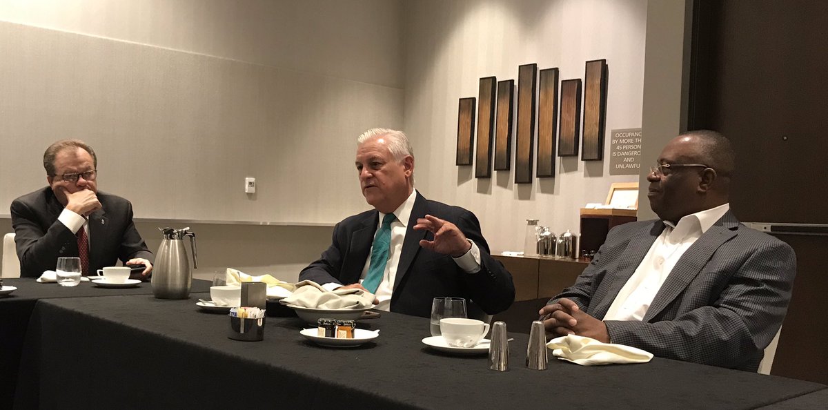 BuildingTBridge's tweet image. Bishop David Bernard, General Superintendent, meeting with the Administrative Board of Building the Bridge Ministries. #BTB2019