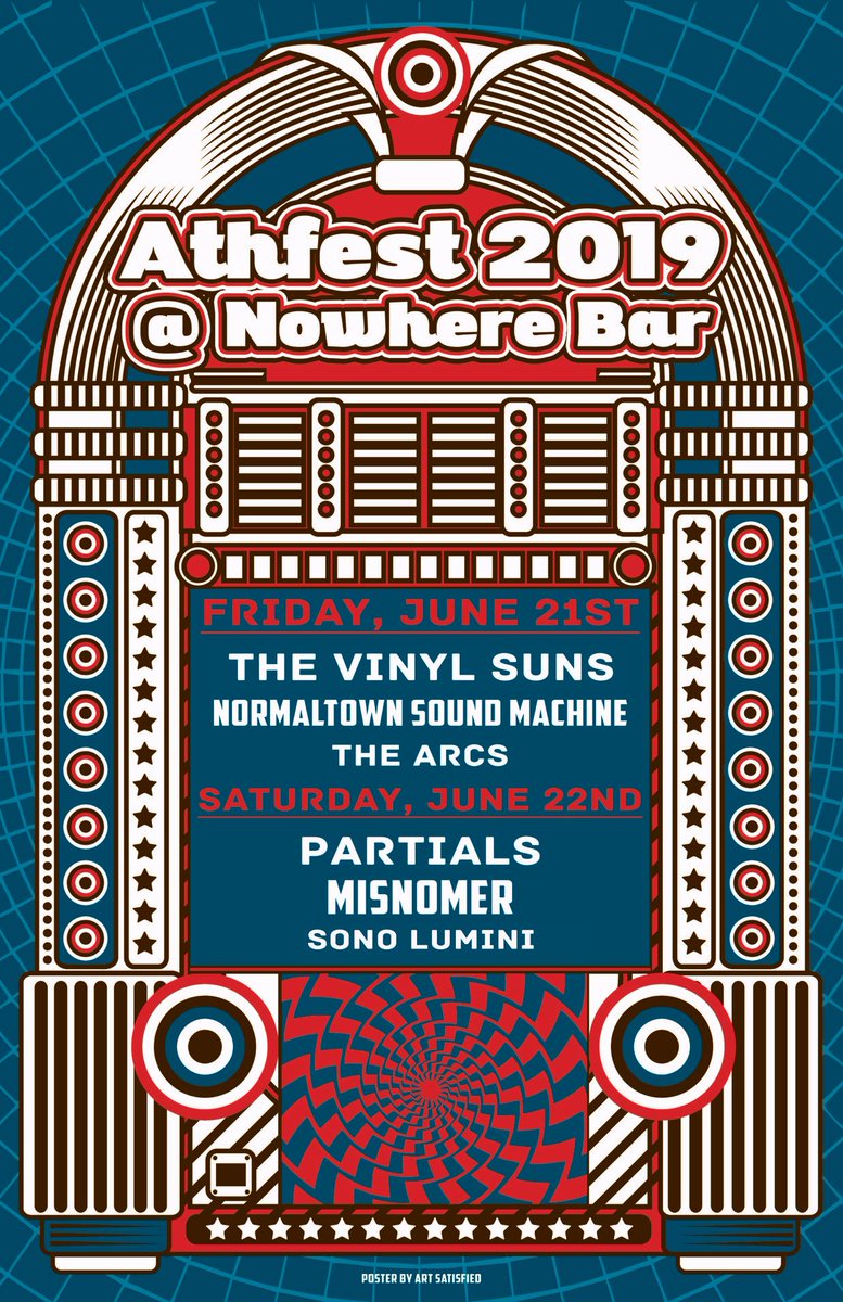partialsmusic's tweet photo. EY #ATHENS! Everyone needs an afterparty. Saturday of @AthFest, let us be yours! We'll be hitting @NoWhereBar_GA with @MisnomerSound and Sono Lumini! Come party with us once the outdoor stages close down! 💃🌙💃 #athensmusic https://t.co/GkOTksIYaL