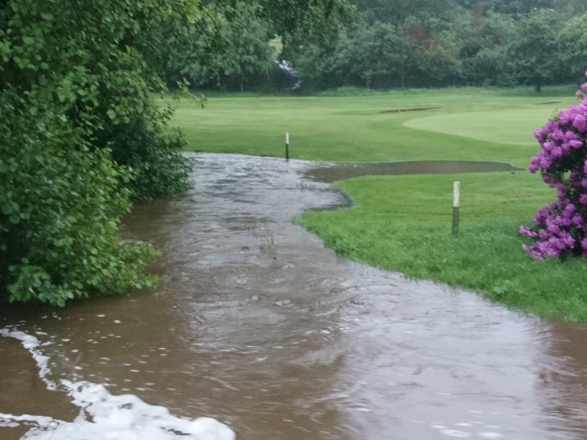Trentham Park GC (@trentham_park) on Twitter photo Pretty wet one this week.
60mm of rain in the last 24 hours and over 100mm of rain in less than 5 days, which is over 3 times the average rainfall for the whole of June in the last 10 years. Pretty wet one this week.
60mm of rain in the last 24 hours and over 100mm of rain in less than 5 days, which is over 3 times the average rainfall for the whole of June in the last 10 years.