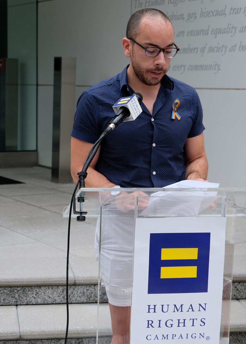 HRC staff honors a moment of silence for Pulse.