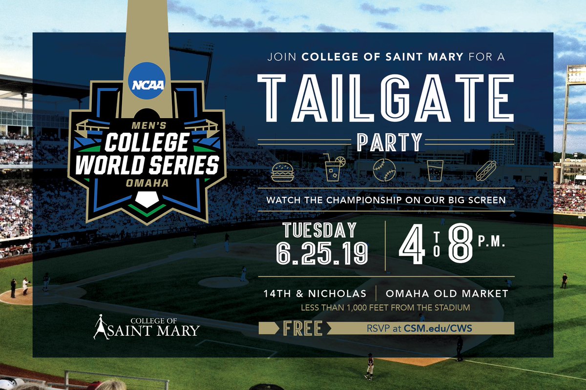 What are you doing June 25th? All CSM alumni, current, and incoming students are welcome to the CSM CWS Tailgate! Make sure to register here - CSM.edu/cws #CWS #Free #Flames