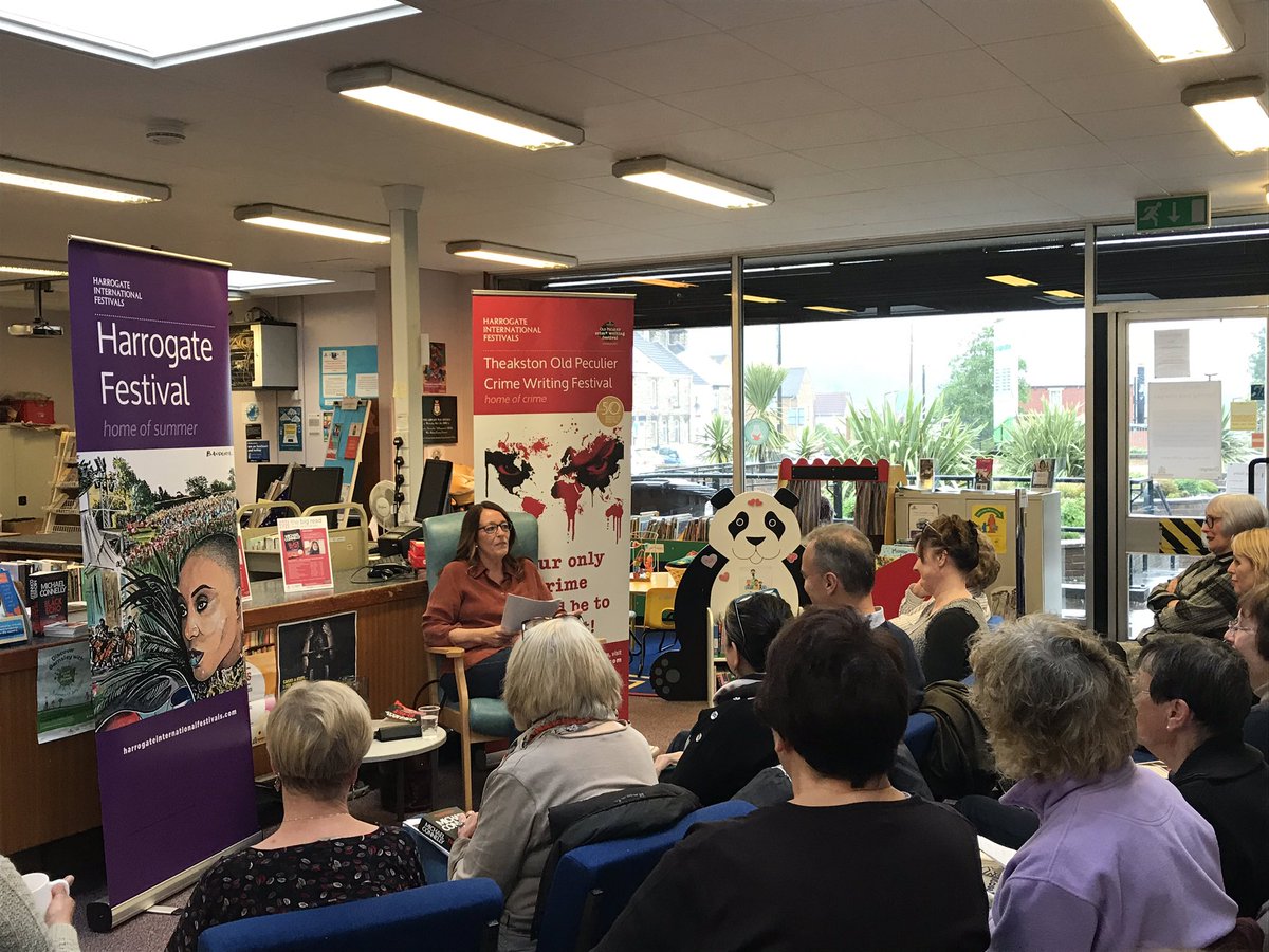 Our 9th #BigRead2019 in #Barnsley @BarnsleyLibs is underway! Not even the cold and rainy weather could keep this group away. Lots of eager readers ready to chat all about #TheBlackEcho