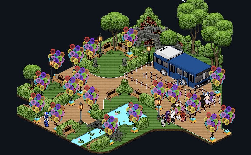 ZarekHabbo's tweet image. 🌈Beep Beep. @Habbo

🌈Ambassador Infobus Session starts in less than 5 hours! Are you ready?

🌈The party has already started in the Ambassador Infobus Park! 

🌈#HabboSafety #HabboAmbs #LoadTheBus #PrideMonth