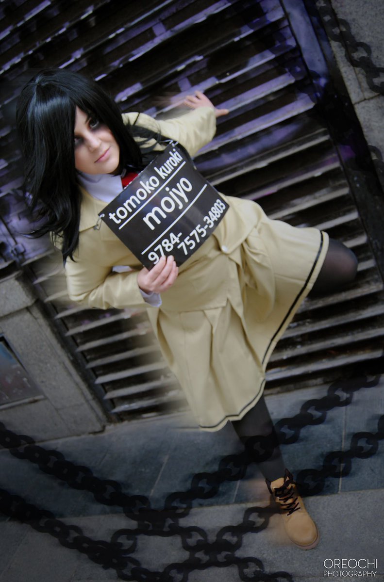 murkiss_'s tweet photo. "Get your ass over here you cockroach!! I'll show you the power of humanity!!" 

📸&amp; Edit @_Oreochi_ 
Me as Tomoko Kuroki
Anime: Watamote https://t.co/JBEqVKf2TR