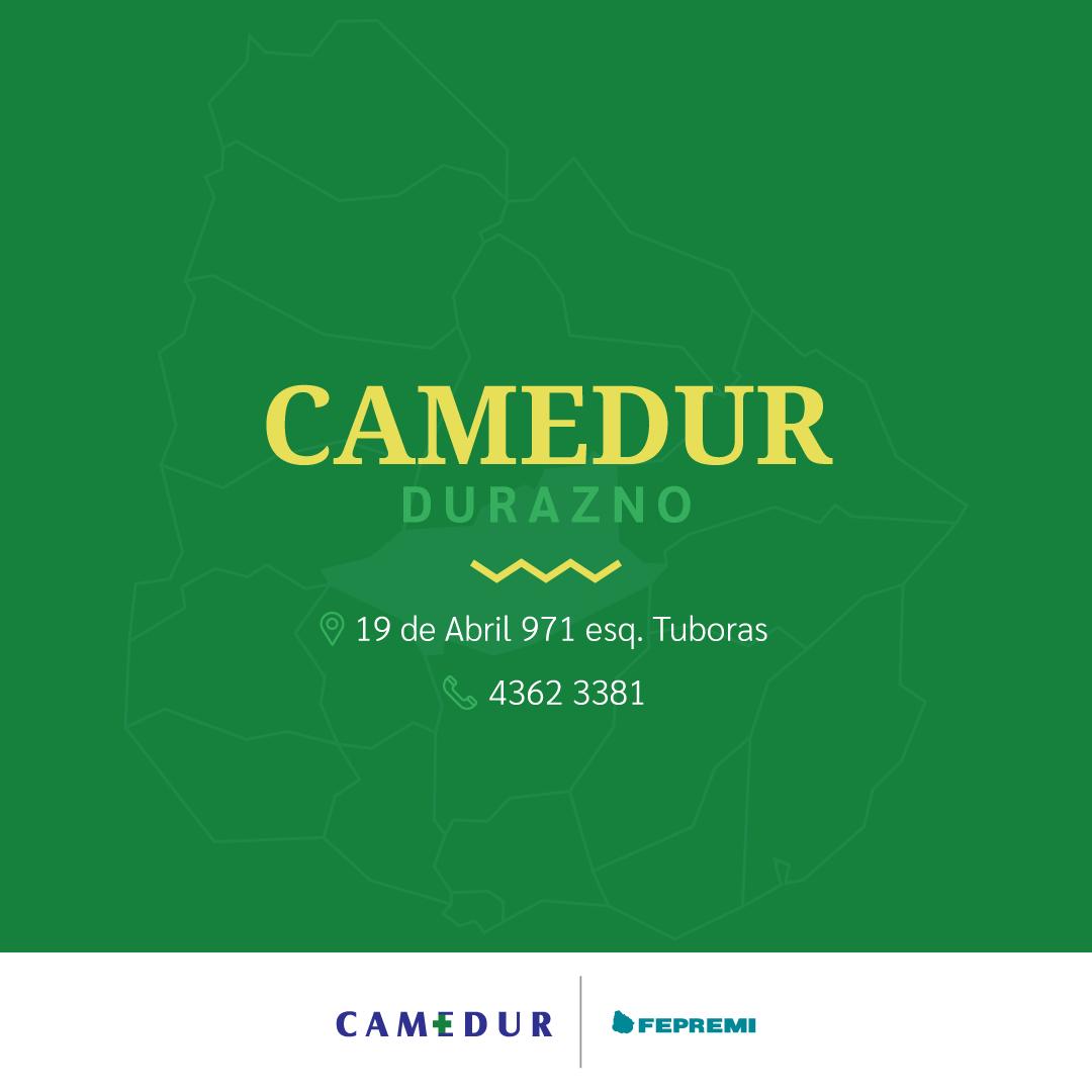 #FepremiEnTodoElPais te acompaña a través de CAMEDUR, en Durazno.