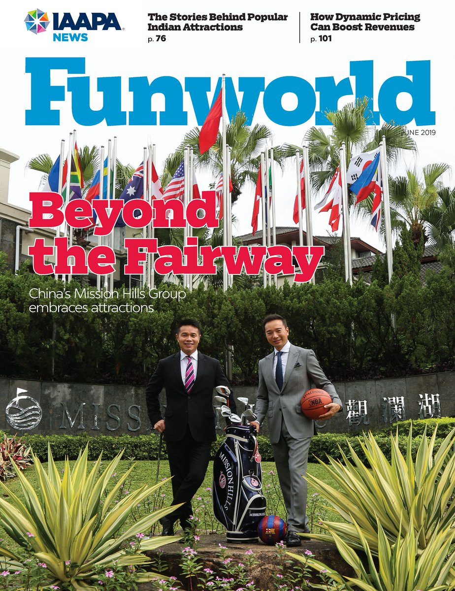 Funworld’s June issue explores the attractions industry in the Asia-Pacific region. Go “Beyond the Fairway” with China’s Mission Hills Group, discover Indian attractions, and more: iaapa.org/news/funworld