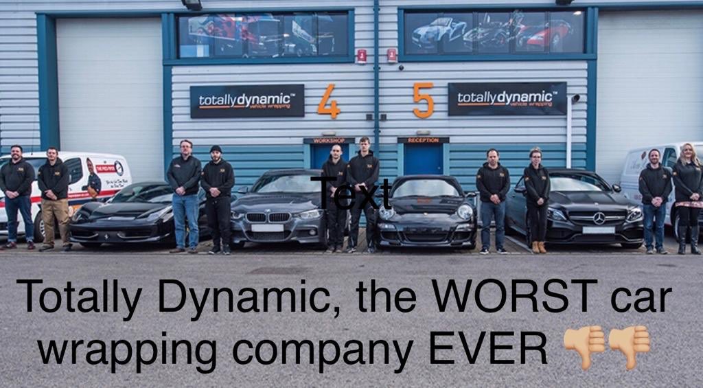 To all my friends &amp; followers, had a really bad experience with <a href="/TotallyDynamic/">Totally Dynamic</a> worst wrapping job on my car and really unprofessional 👎🏼👎🏼 GDx