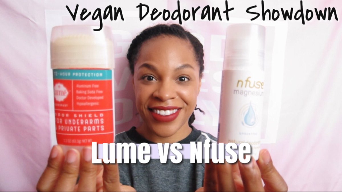 hey_kimberlee's tweet photo. Thumbnail Preview for tmws video‼️ Back with another Vegan Deodorant Showdown 😱 5 months later 🧡
Get caught up on my other vegan Deodorant reviews and make sure you’re subscribed! https://t.co/UIXqYeKrdB
New video tmw 3pm!
#LumeDeodorant VS #Nfuse
#vegandeodorant https://t.co/CIqmUSIAIE