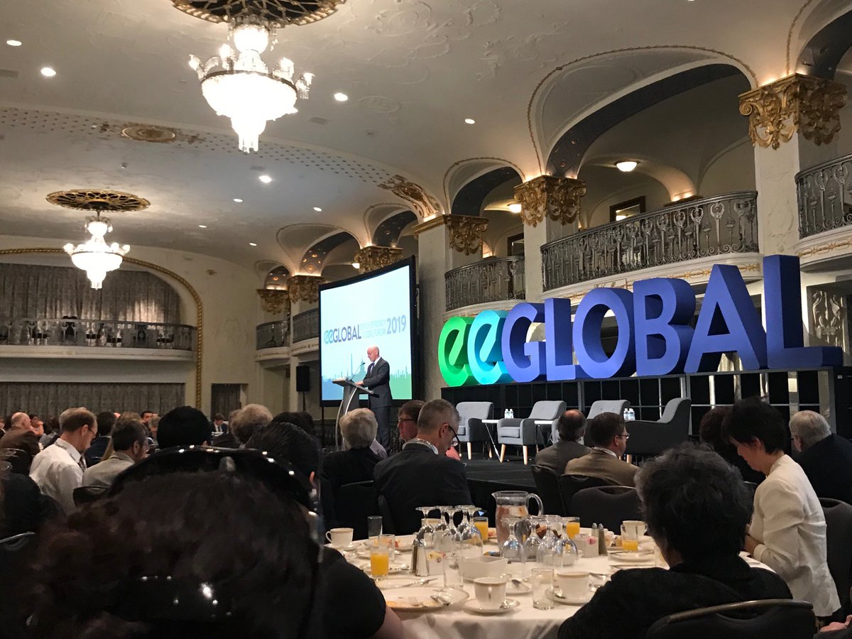 CallahanKateri's tweet photo. Happy and proud to be at #eeglobal2019 with the world’s leaders driving #energyefficiency. Great job by the team at the Alliance to Save Energy! https://t.co/8lN1KLshLK