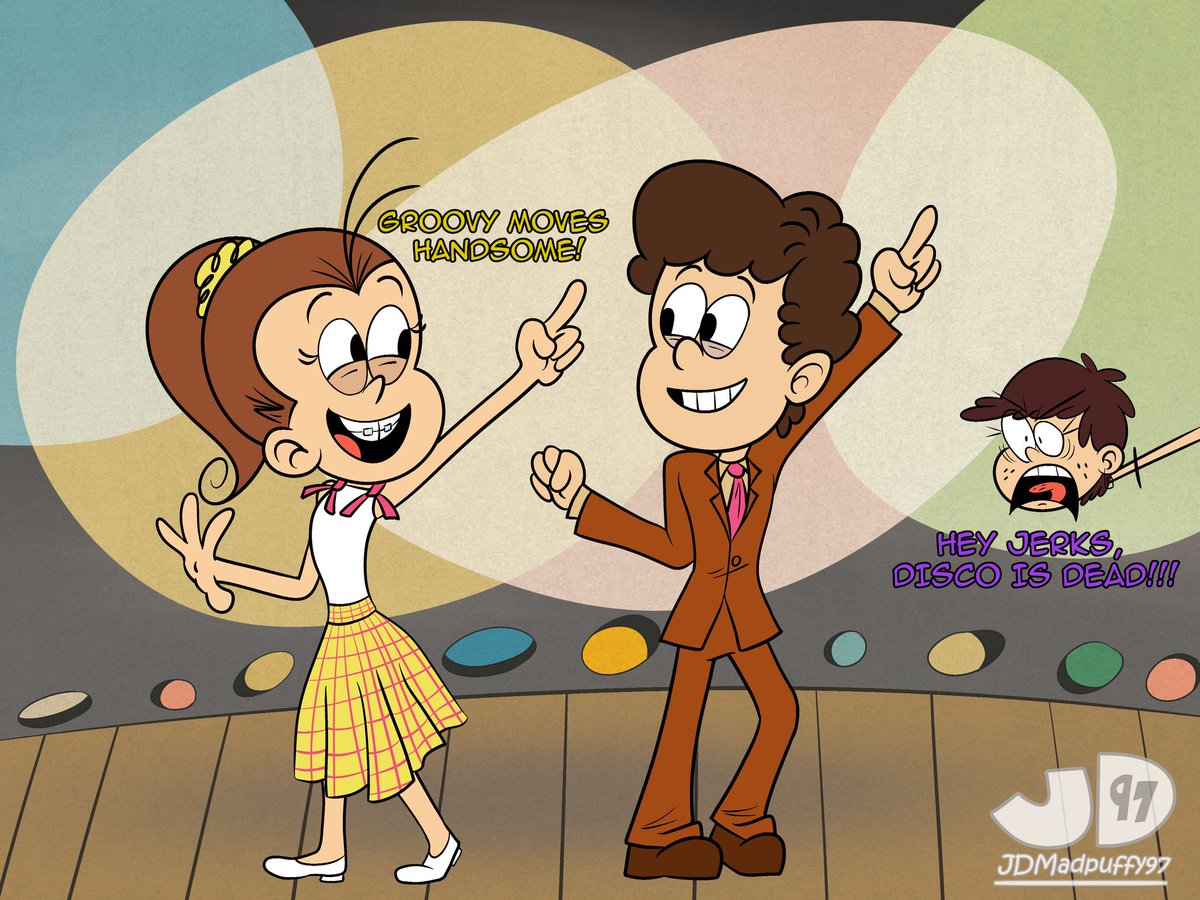 Luan and Benny - Groovy Dance Anybody recognize the background? c:#TheLoudH...