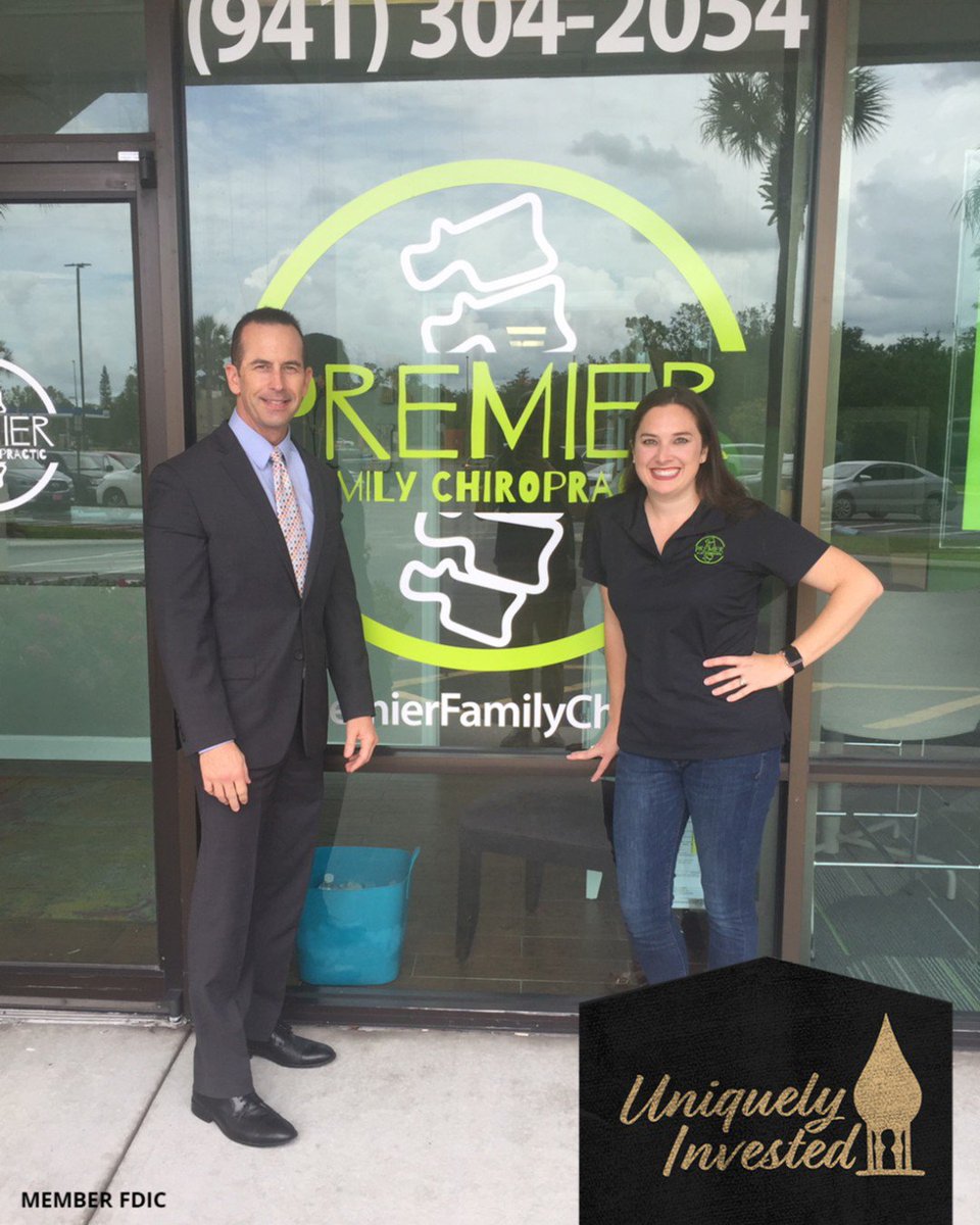 bankoftampa's tweet photo. Congratulations to our client, Dr. Jacqueline Figueroa! She recently celebrated the ribbon cutting and grand opening for her practice, Premier Family Chiropractic in Ellenton, Florida! #clientspotlight #grandopening #practicesolutions #medicalsolutions https://t.co/9ztx3DDU55