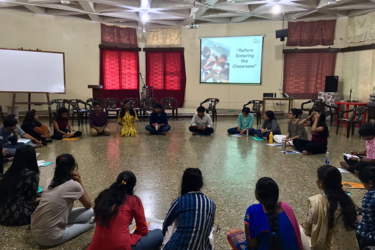 ApniShala's tweet photo. Apni Shala's All Staff Orientation has begun for 2019-20. Our team members facilitated a workshop on #ConstructivistLearningTheory and #GrowthMindset on Day 1.

#Day1 #ALLStaffOrientation #Education #MentalHealth #CASEL #SEL #MentalWellbeing #Children https://t.co/cXA1etBrpm
