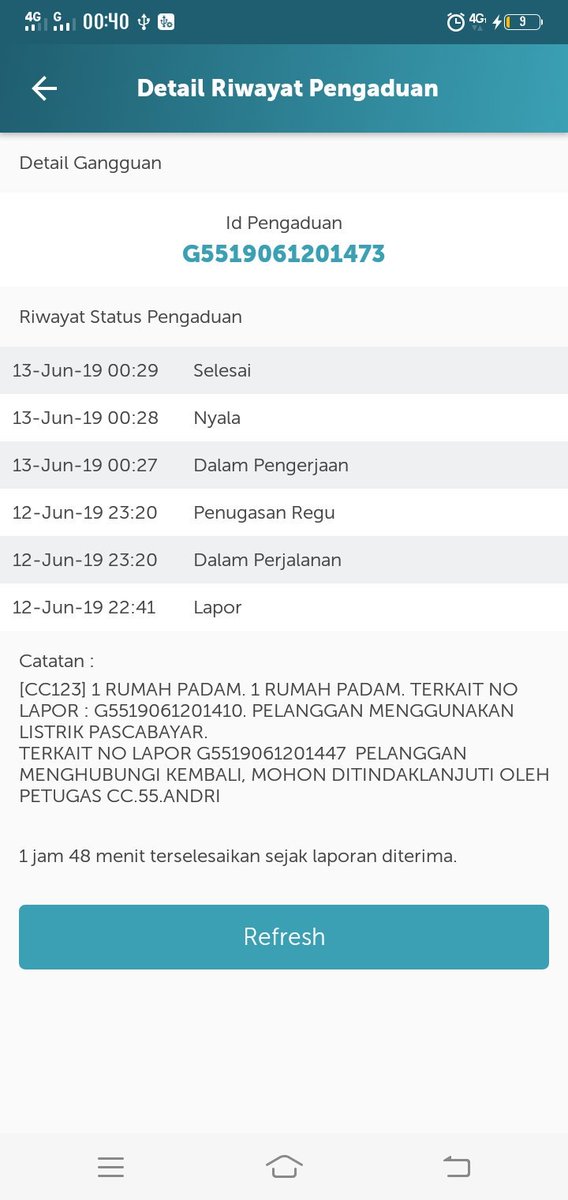 andeniRawas's tweet photo. Lalu apa Bedanya dgn LAPORAN-LAPORAN SEBELUMnya, kalau Yg Didapat HANYA STATUS PENGADUAN dan Tidak Ada TINDAKAN Sama sekali Oleh PIHAK PETUGAS @pln_123 Setempat.
Menyedihkan Sekali utk KITA PENGGUNA yg tidak FAHAM &amp; Mengerti dgn LISTRIK... https://t.co/r7EwoVi8X7