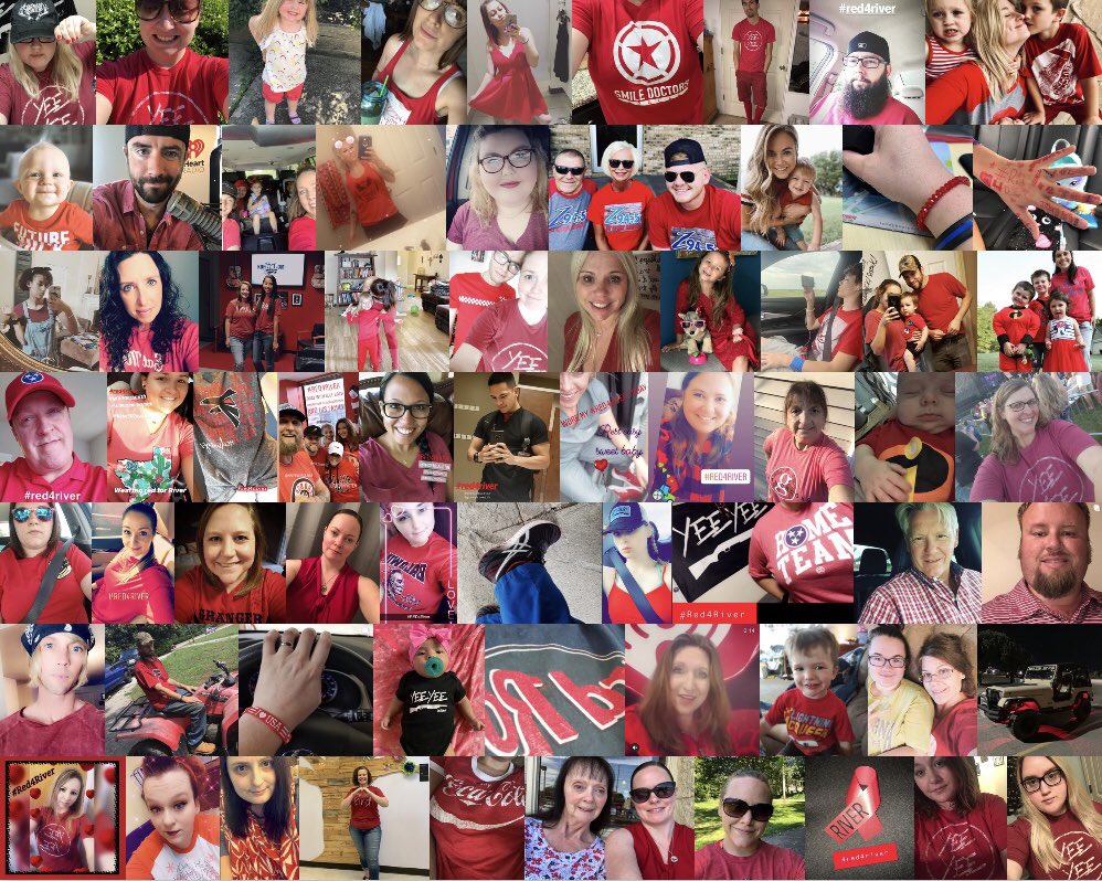 GrangerSDaily's tweet photo. Yee Yee Nation wearing red yesterday in honor of River♥️ Thank you @kase101austin for starting this!
#Red4River #YeeYeeNation https://t.co/zQE5yH50p2