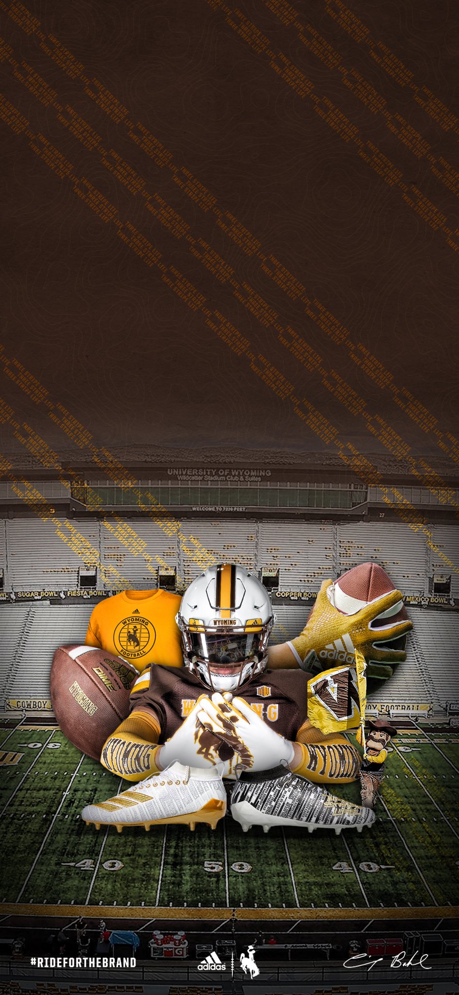 adidas football gloves three stripe life