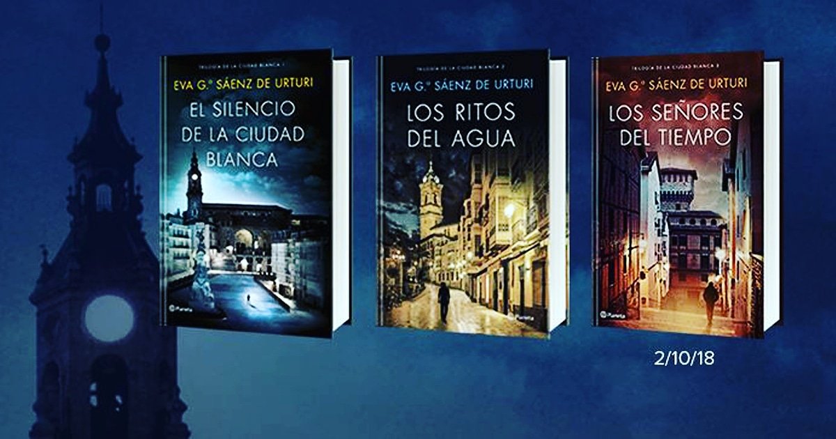 esmividaenprosa's tweet photo. Tiene todos los ingredientes para hechizarte por la resolución de los crímenes y con la historia personal de sus protagonistas.
#trilogíadelaciudadblanca #elsilenciodelaciudadblanca #losritosdelagua #losseñoresdeltiempo #evagarcíasáenz #unai #kraken #alba #estíbaliz #thriller https://t.co/FAqY6GYr8a