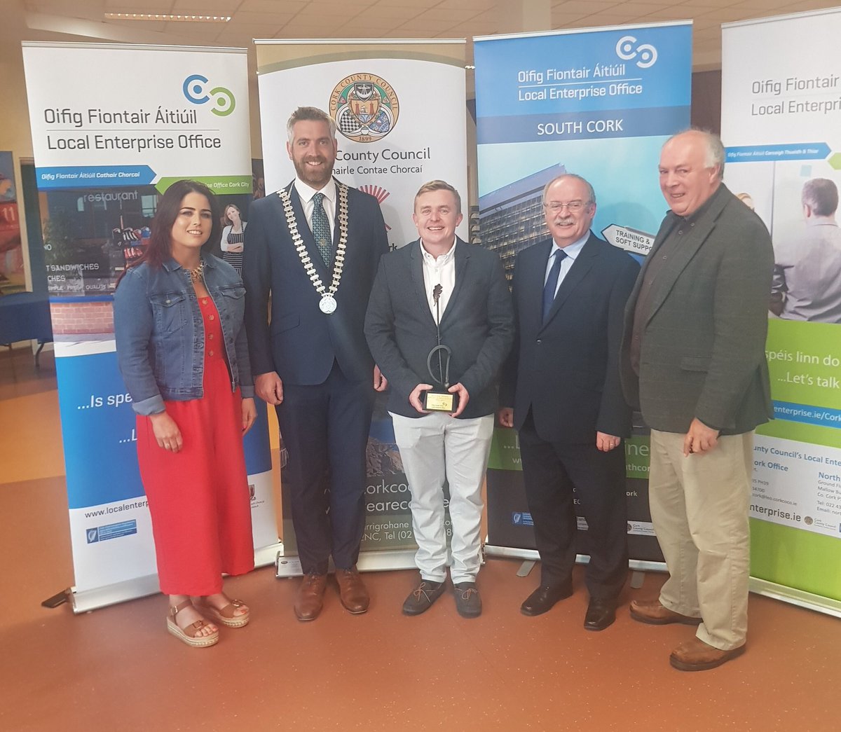 Congrats to Conor Walsh of Encon, winner of <a href="/ibye_ie/">IBYE</a> Regional Best Established Category. On to the National Finals 🤞 #TeamWaterford <a href="/LEOWaterford/">LEO Waterford</a> #MakingItHappen