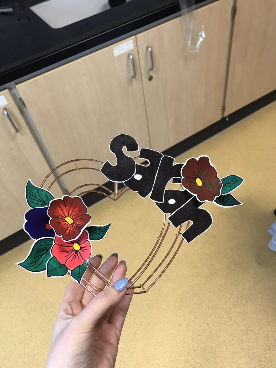 Miss_Armstrong's tweet photo. Lovely handmade gifts from one of my lovely year 11 girls. ❤️ makes the sleepless nights worth it. https://t.co/KjId6m4NgI