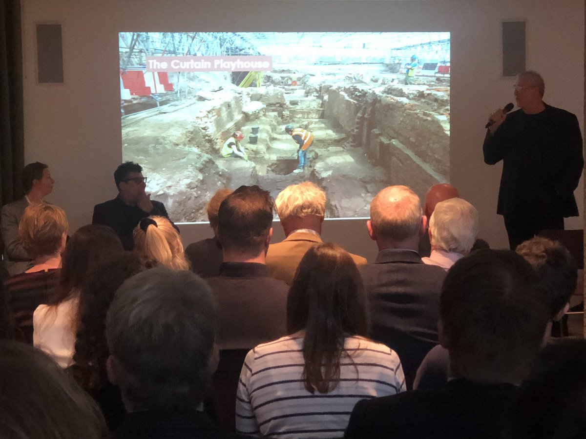 DavidJSewell's tweet photo. Chris Brandon @perkinswill_LON talking about “putting people back on the stage” of Romeo and Juliet using immersive technologies https://t.co/9vOtluf9Oc
