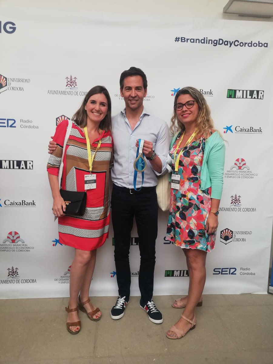 David Meca, un ejemplo de superación, perseverancia y trabajo en equipo. 
¡Ha hablado en plural hasta cuando ha contado que vomitó! #brandingdaycordoba