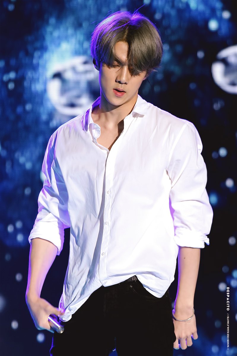 unbleached sehun tweet media