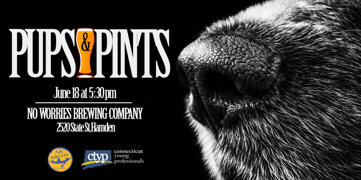 noworriesbeer's tweet photo. Are you a young professional? Do you have a pup at home? Need a beer? Come down to No Worries for CTYP Pups & Pints event June 19th! https://t.co/kPIxfN5Dbi #TheHammockLife #noworriesbeer #ctbeer #drinklocal #craftbeer #sitbackrelaxandenjoy #noworries #goodbeer https://t.co/O7WWAj07d3