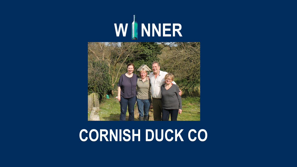 Our first winners tonight are <a href="/cornishduck/">Cornish Duck</a> for Best Food Producer. <a href="/SheilaDillon/">Sheila Dillon</a> and @AngelaHartnett were blown away by Tanya and Roger who breed, rear and slaughter ducks on Terras Farm in Cornwall #bbcfoodawards