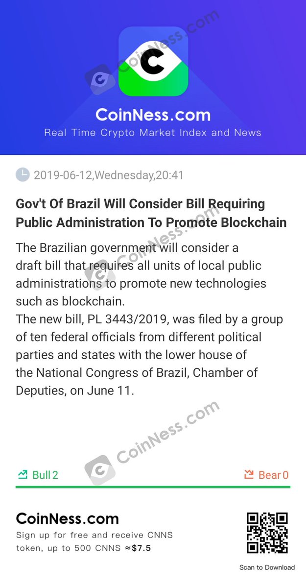alexml71's tweet image. [Gov't Of Brazil Will Consider Bill Requiring Public Administration To Promote Blockchain]

The Braz...

bi.city/s/0gVCB4