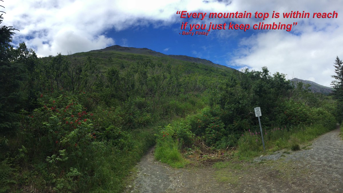 SteveAndApril1's tweet photo. Standing at the base of the mountain, the top might look pretty far and high up there.😟
Just remember "Every mountain top is within reach if you just keep climbing."
Barry Findlay #WednesdayWisdom #wednesdaythoughts https://t.co/XOXemqTnq0