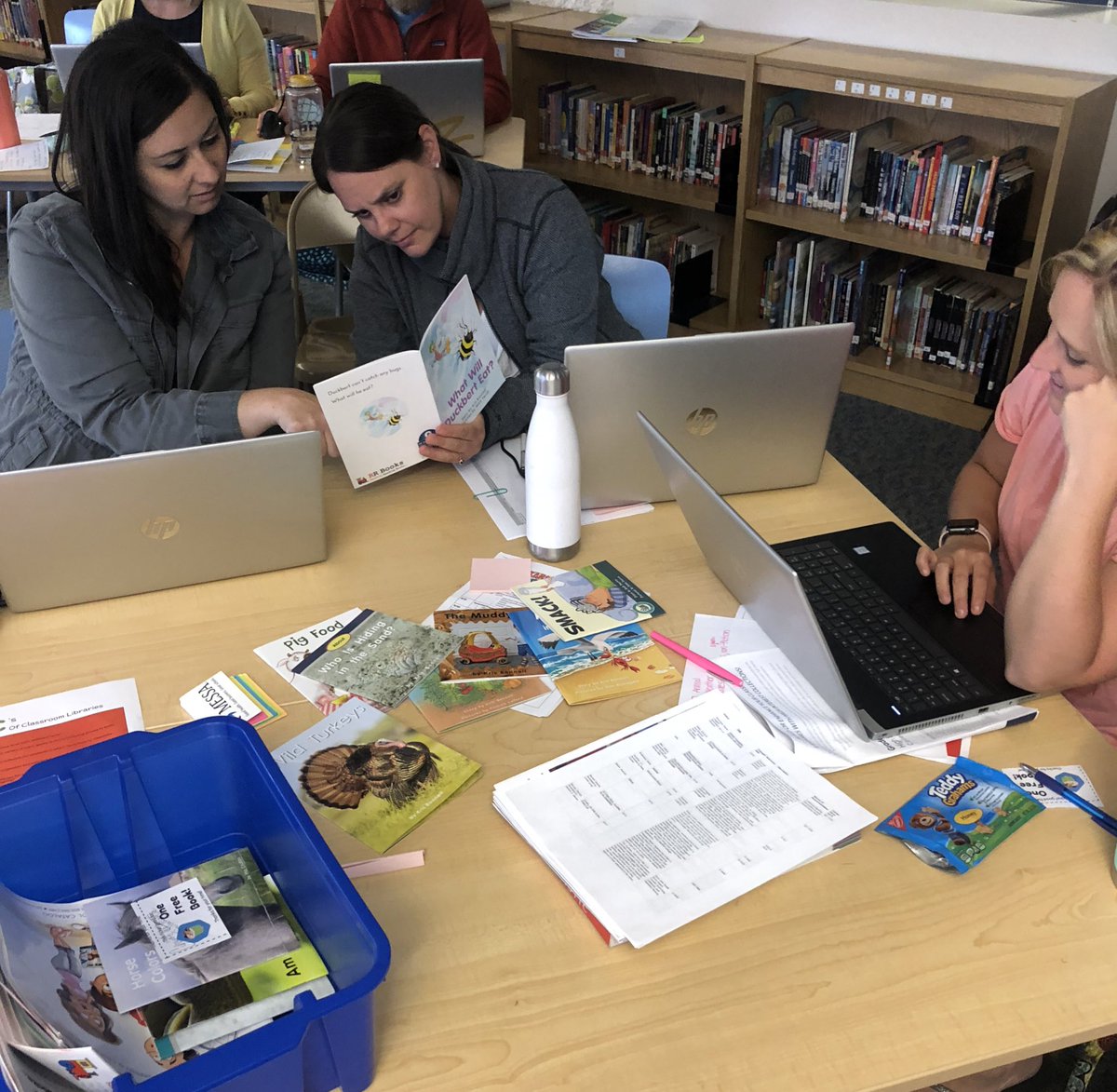 Spending time this summer building classroom libraries with <a href="/zeelandschools/">Zeeland Public Schools</a> and <a href="/brandimendham/">Brandi Mendham Ph.D.</a>! Building a community of readers!