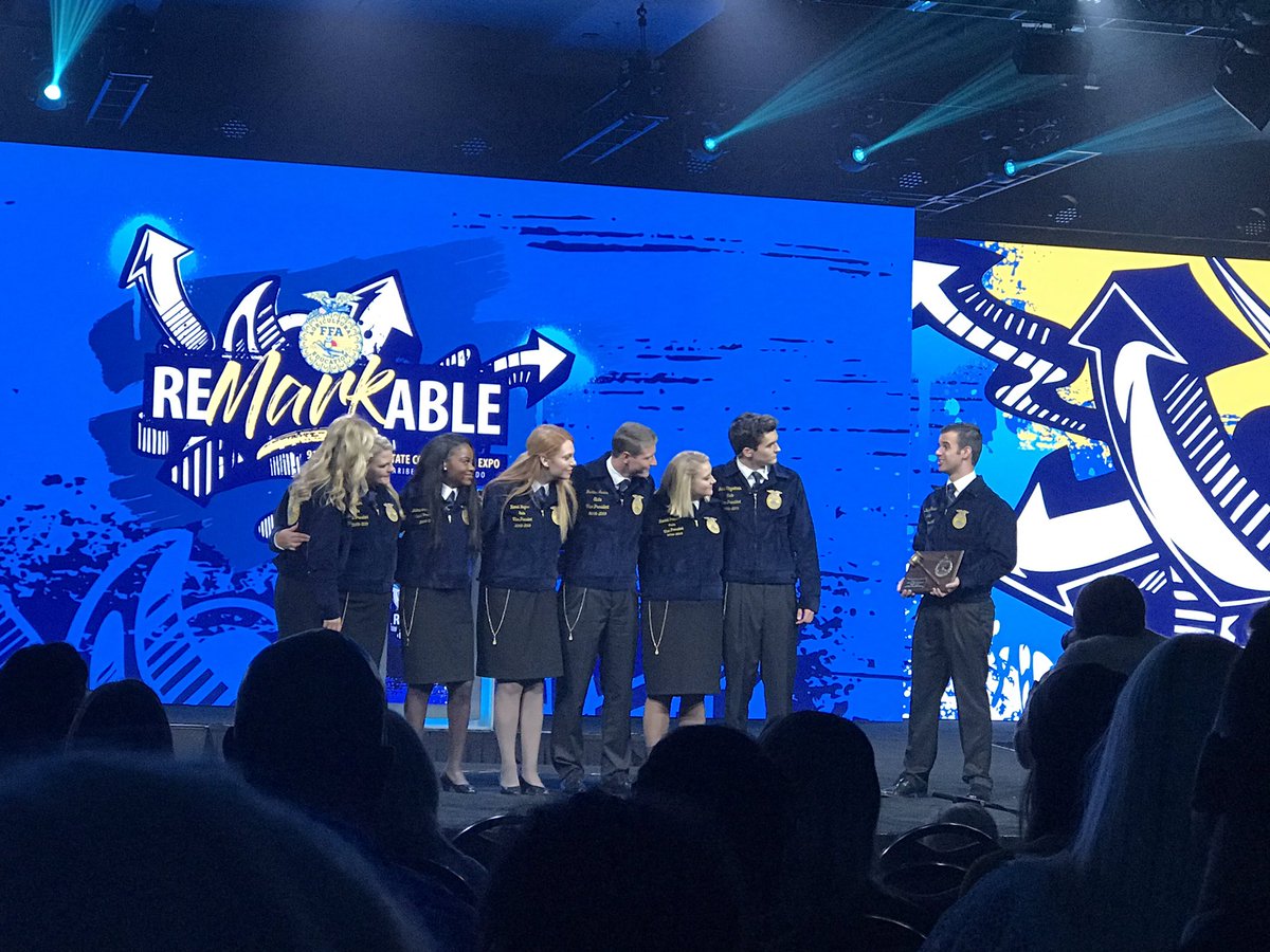 Awesome retiring address by the State FFA Area 5 VP Jake Fitzpatrick. #remarkable