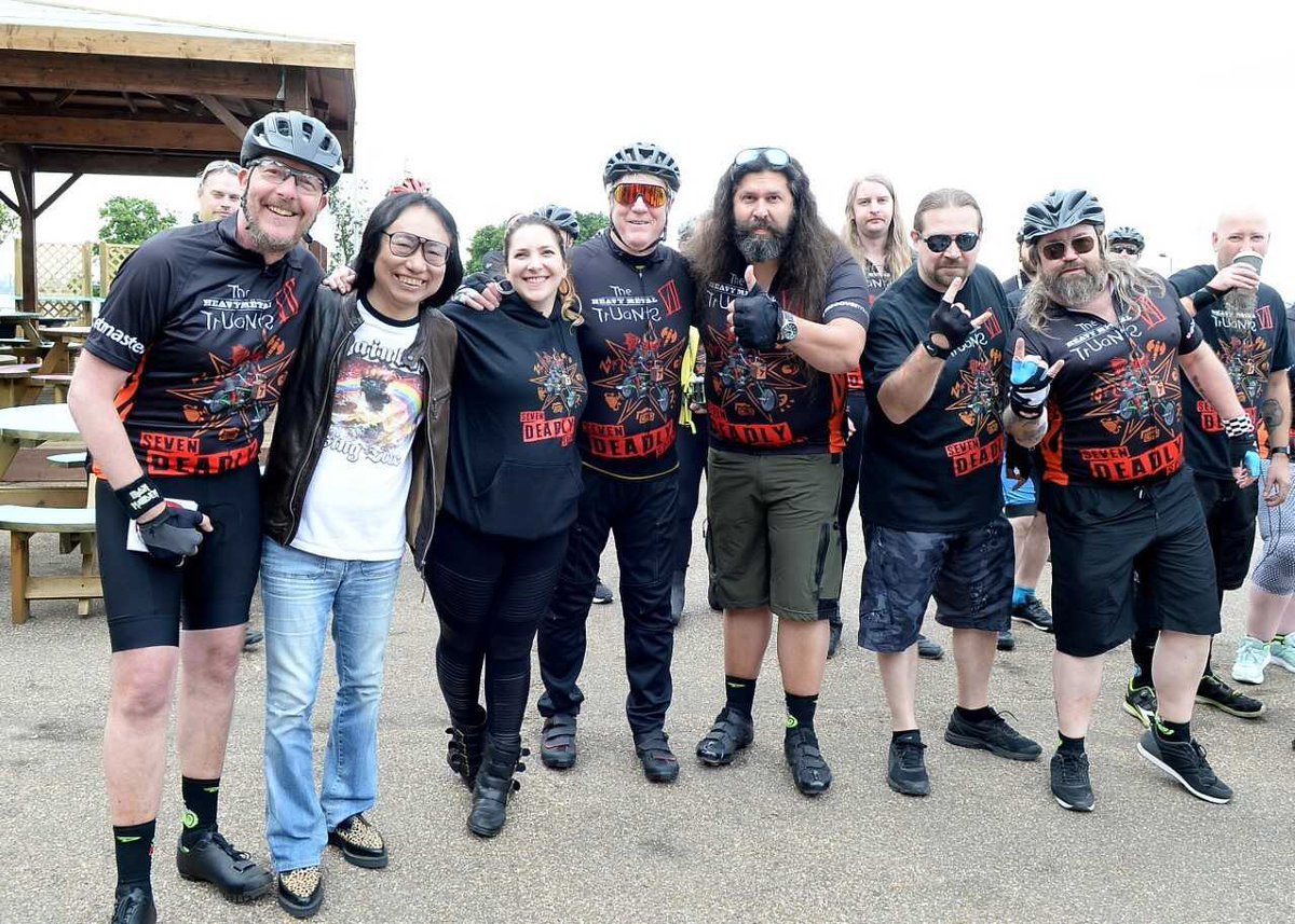 It’s that time of year again!

These beautiful Troopers are cycling 185 miles in this ->🌧⛈

3 days of hell to support 3 amazing charities!

You can donate here: race-nation.com/sponsor/e/2256…

📸 George Chin

#heavymetaltruants #teenagecancertrust #childline #nordoffrobbins