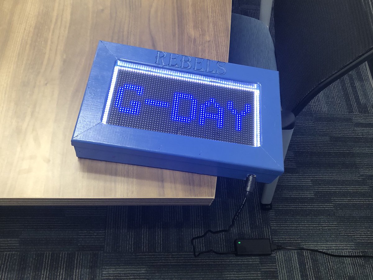 BravermanHHS's tweet photo. MR CAP and MS ALBERTS TECH class made these for our halls. #awesome @mstrcap https://t.co/dq4MBuPbS5