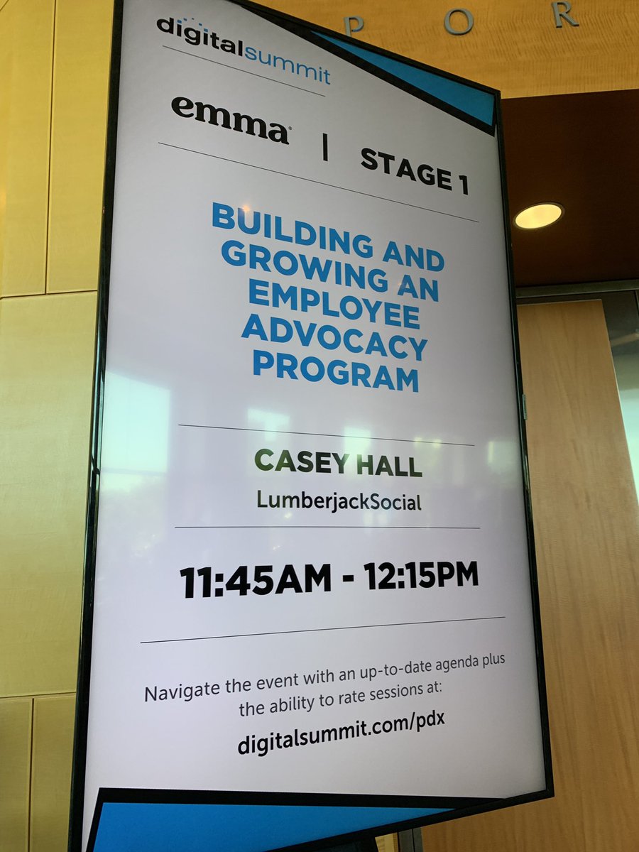 CaseyHall_'s tweet image. Come on down! #DSPDX #EmployeeAdvocacy