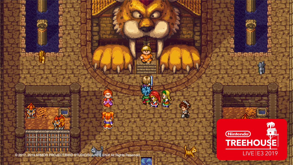 Tune in to #NintendoTreehouseLive | #E32019 for gameplay of #DragonQuestXI S: Echoes of an Elusive Age – Definitive Edition on #NintendoSwitch! We’ll be looking at the 2D 16-bit mode, and diving into past DRAGON QUEST worlds!

E3.nintendo.com
