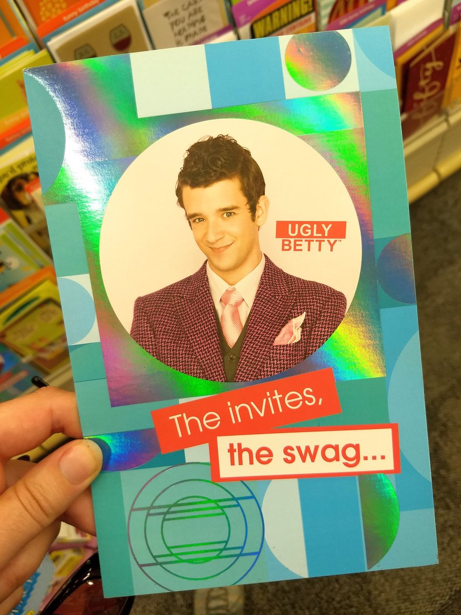 ChristianaSalah's tweet photo. Hmmmm... Exactly how often do they restock the cards at this Detroit-area CVS? #UglyBetty #2000sflashback https://t.co/9ux9Mlloqr