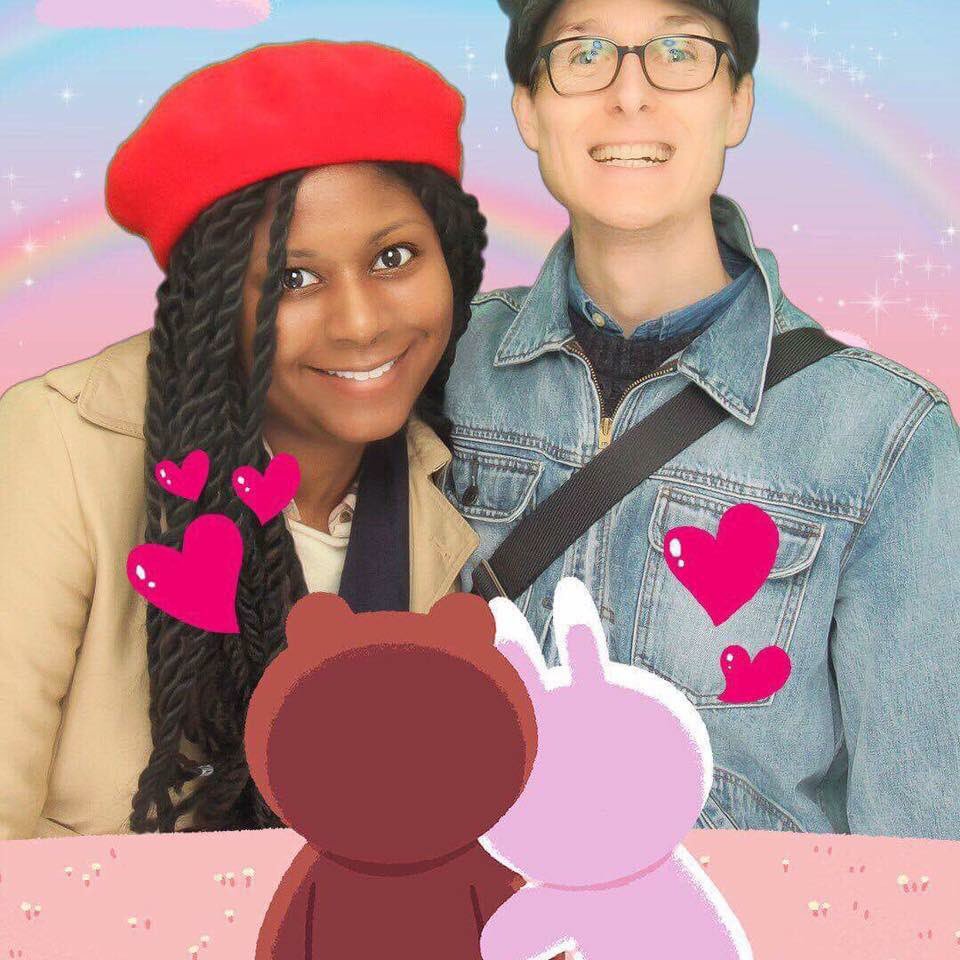 Aryana's tweet photo. Loving @joelnanderson is always rainbows and sunshine #happylovingday #lovingday #lovingday2019 https://t.co/WxpKE79SwX
