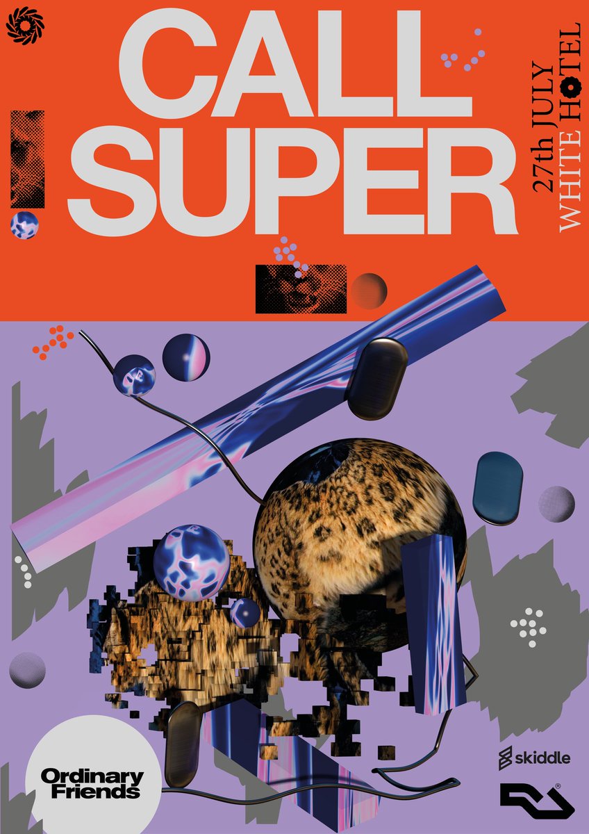 Artwork has landed for next months show with Call Super. Early bird tickets have sold out and 1st release is already running low... 💥
residentadvisor.net/events/1277360