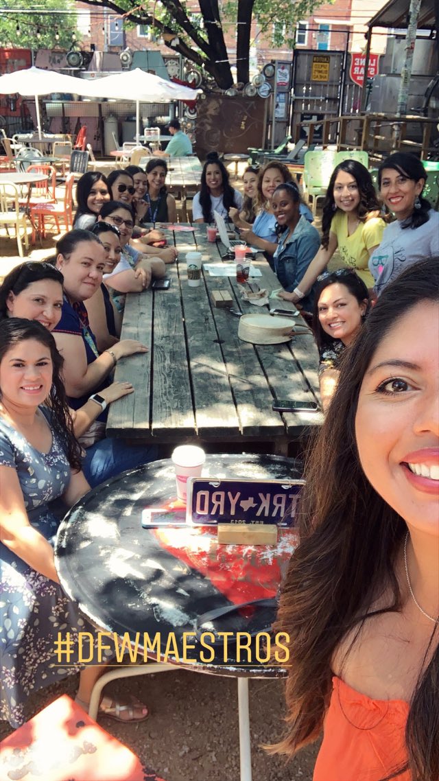 Jaleman_84's tweet photo. Met up with some DFW bilingual teachers today.  Next time we get together it will be to work and collaborate!  It was very nice meeting new people with the same goal in mind.  #vegaelem https://t.co/Hz9ORh04Tz