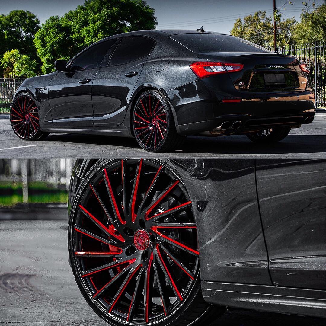 Maserati on 22” Wraith custom finish 

LEXANI.com
