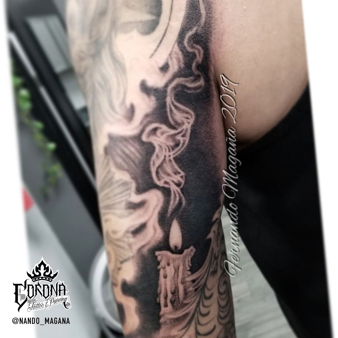 Smoking wolf by Izzi Tattoo from Paradise tattoo studio in Guatemala  r tattoos