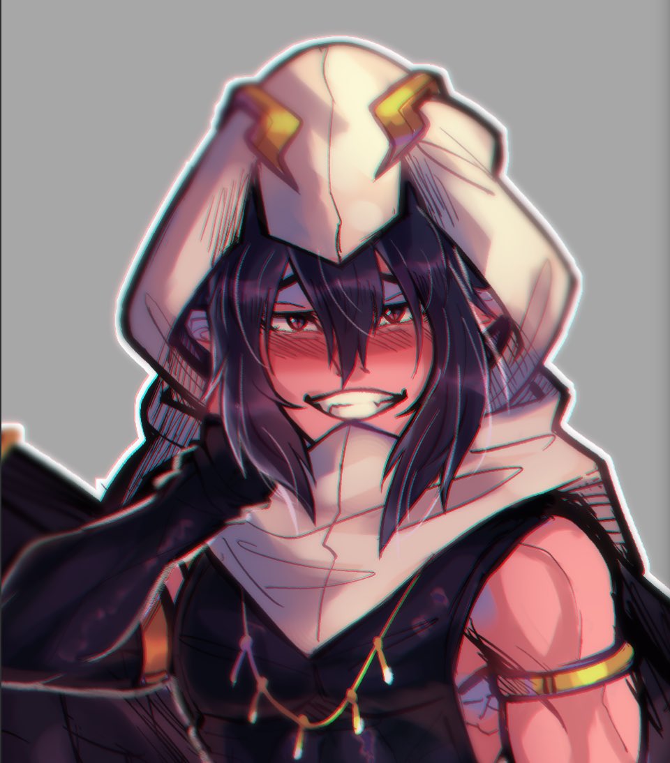 I wanted to draw @kimchiloid 's kewl villain!Tamaki design sjwhddj