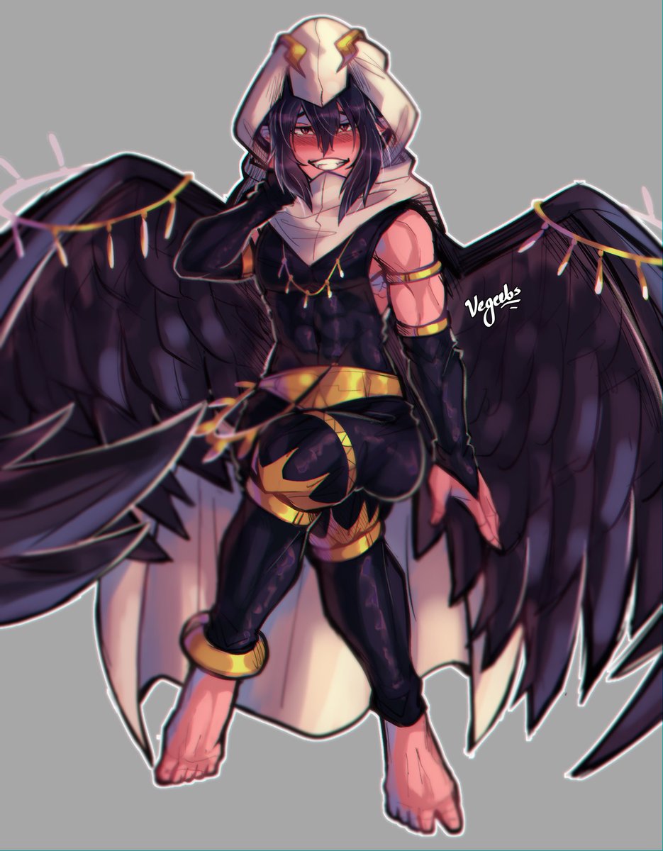 I wanted to draw @kimchiloid 's kewl villain!Tamaki design sjwhddj