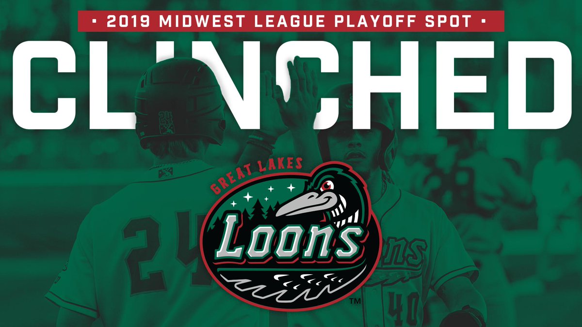 greatlakesloons's tweet photo. HELLO POSTSEASON 👋

We'll be playing after Labor Day for the 7th time in franchise history! 🖐✌️

An incredible start to the season for this juggernaut in Midland! 💪

#NestLevelFun https://t.co/CrcsU8eU85